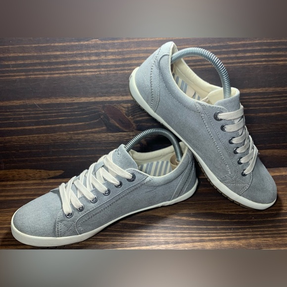 Taos Star Womens Size 9 Shoes Grey White Athletic Sneakers - Picture 4 of 7